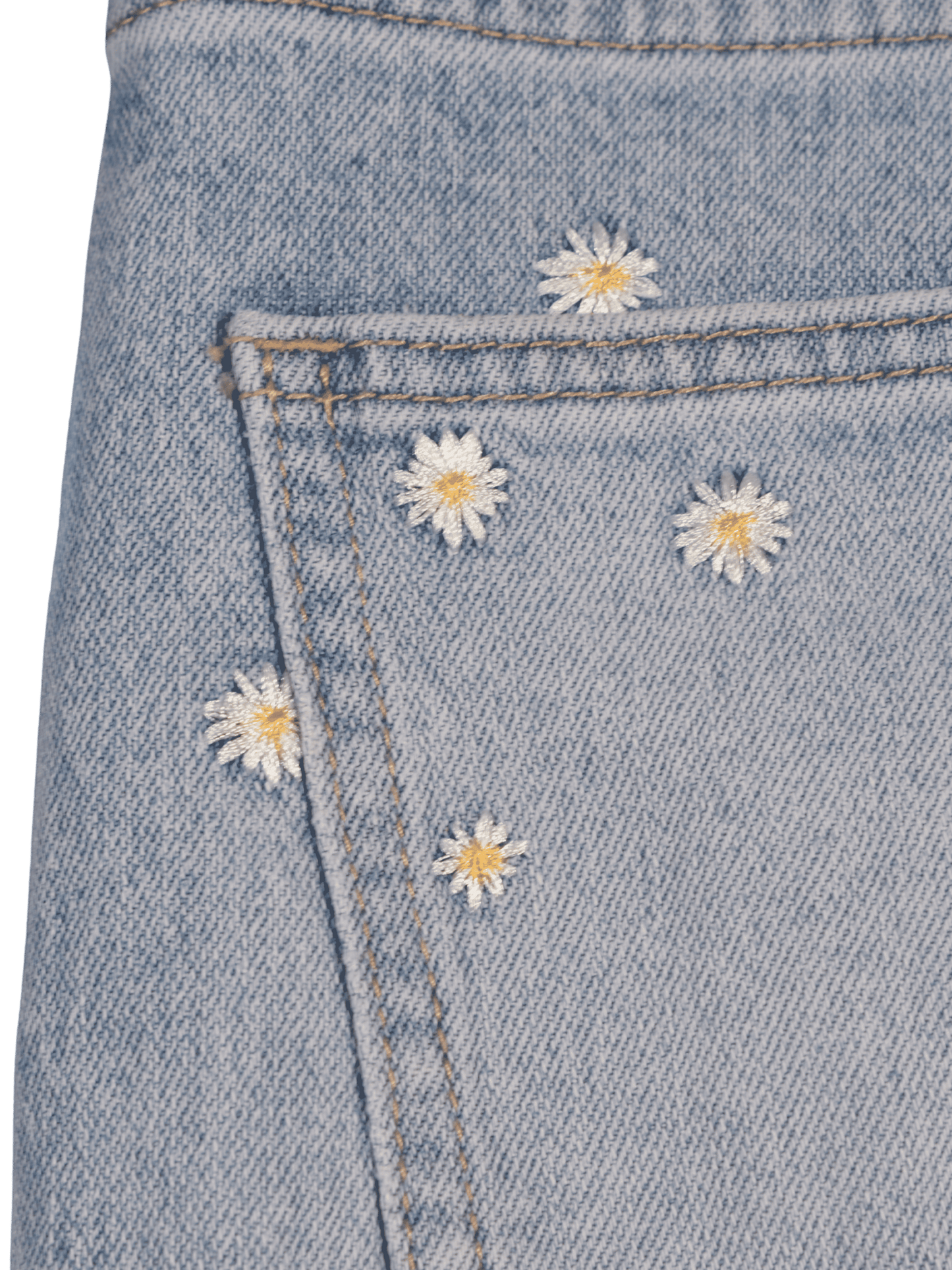 Jeans a vita alta con applicazioni