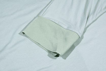 T-shirt barchetta maniche 3/4 con dettagli in raso