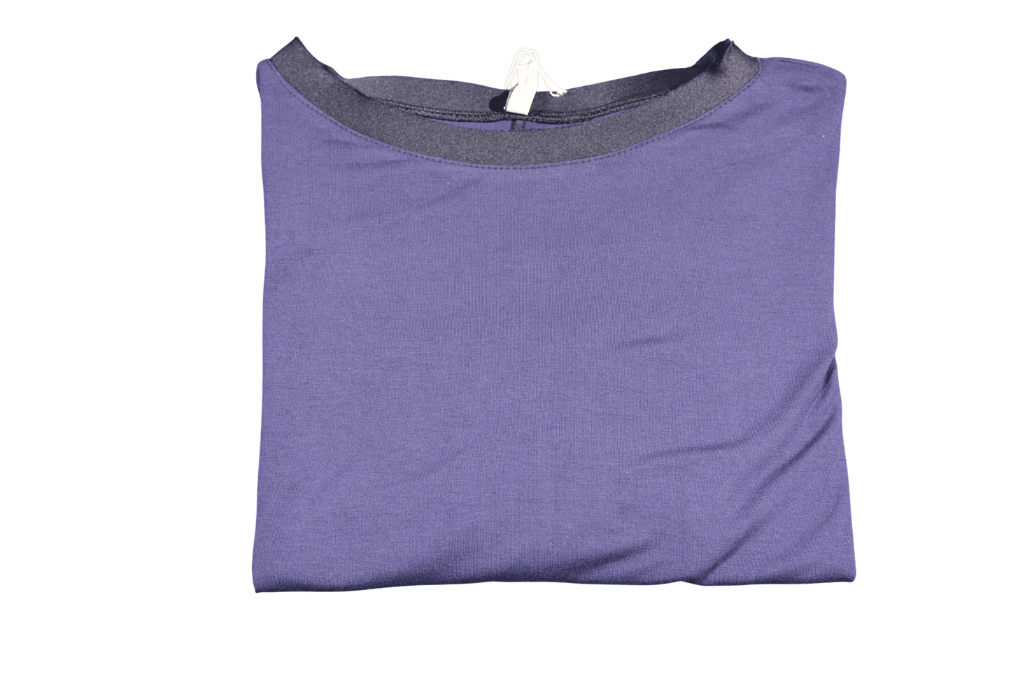 T-shirt barchetta maniche 3/4 con dettagli in raso