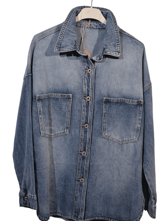 Camicia oversize di jeans