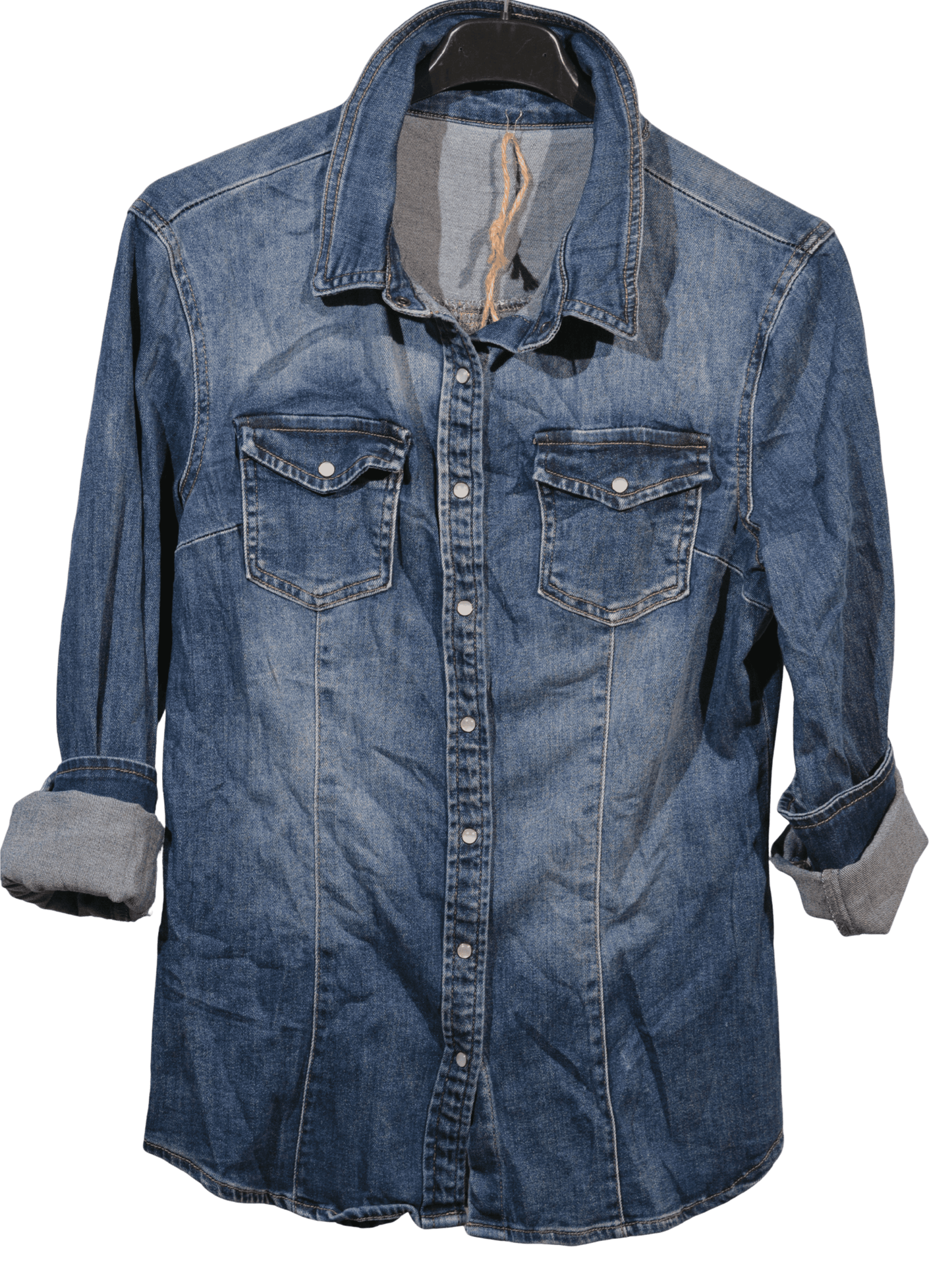 Camicia di jeans sciancrata