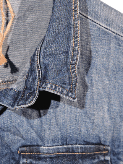 Camicia di jeans sciancrata
