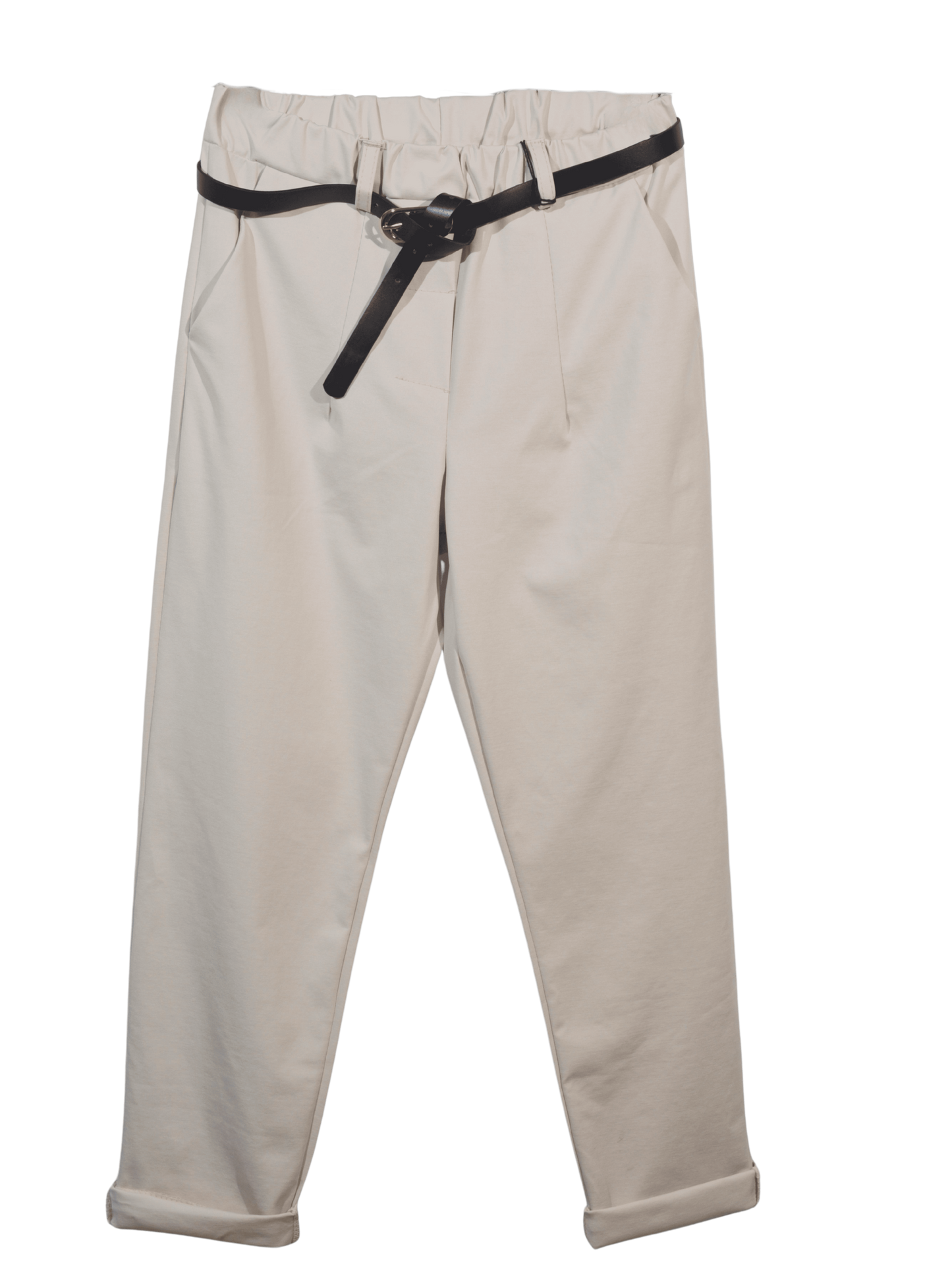 Pantalone regolare con cintura