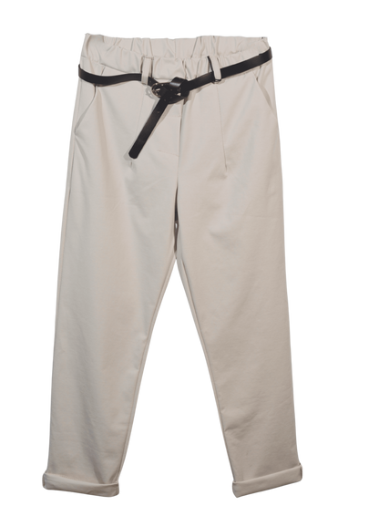 Pantalone regolare con cintura