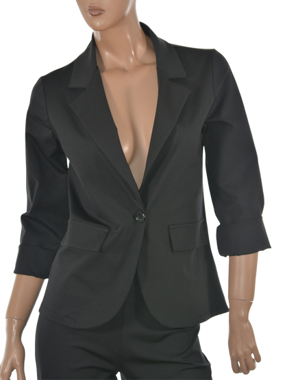 Blazer sciancrato comfort