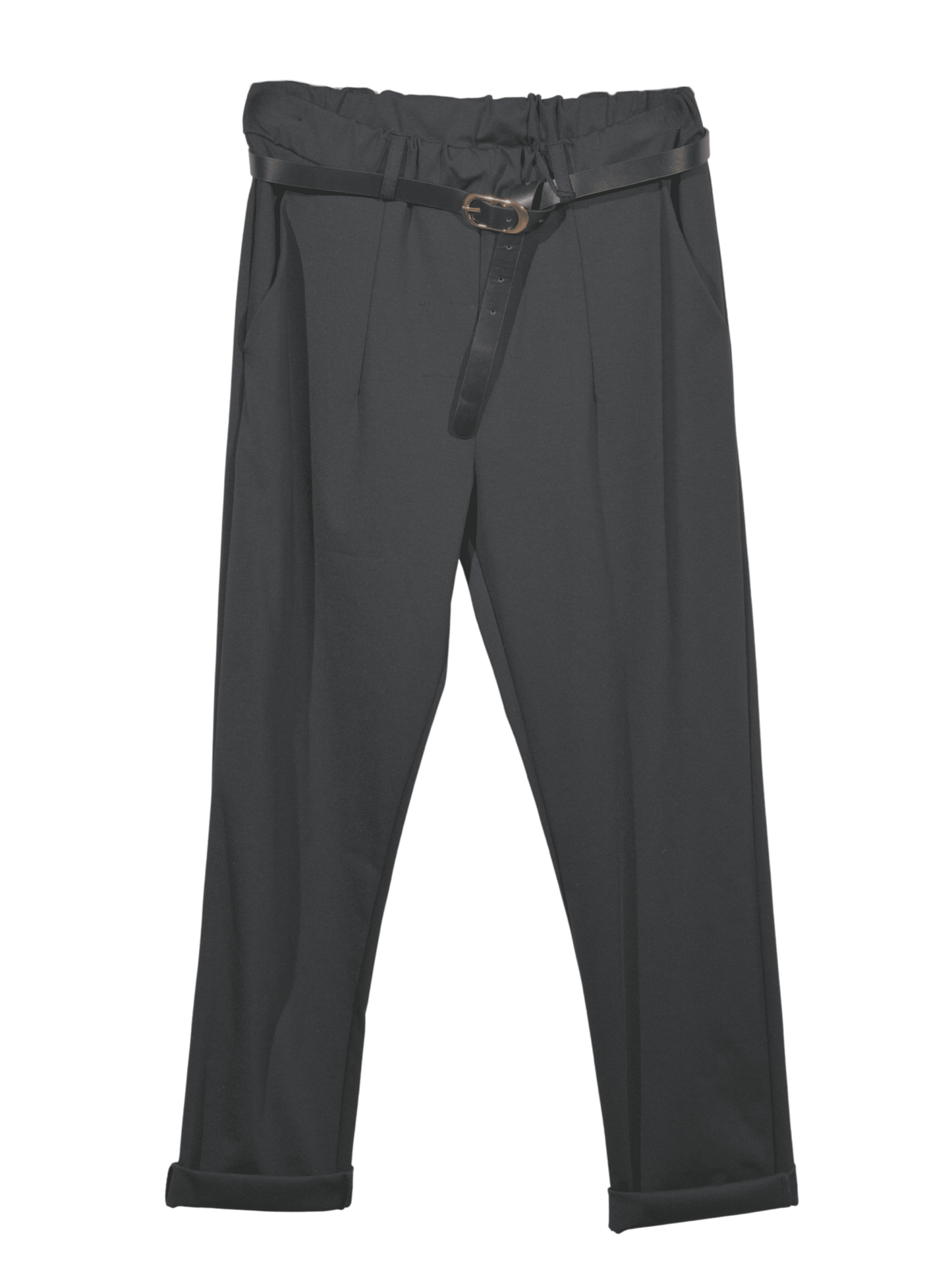 Pantalone regolare con cintura