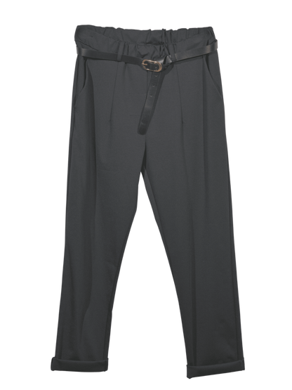 Pantalone regolare con cintura