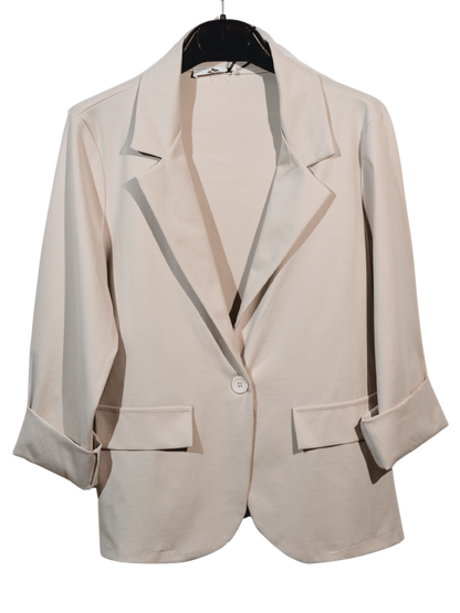 Blazer sciancrato comfort