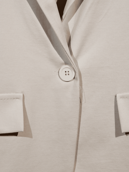 Blazer sciancrato comfort