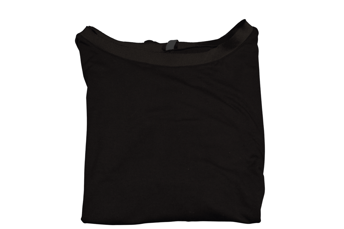T-shirt barchetta maniche 3/4 con dettagli in raso