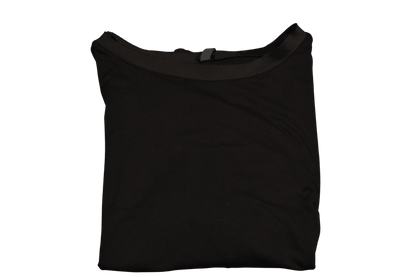 T-shirt barchetta maniche 3/4 con dettagli in raso