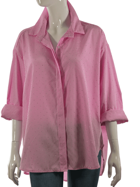 Camicia oversize a righe