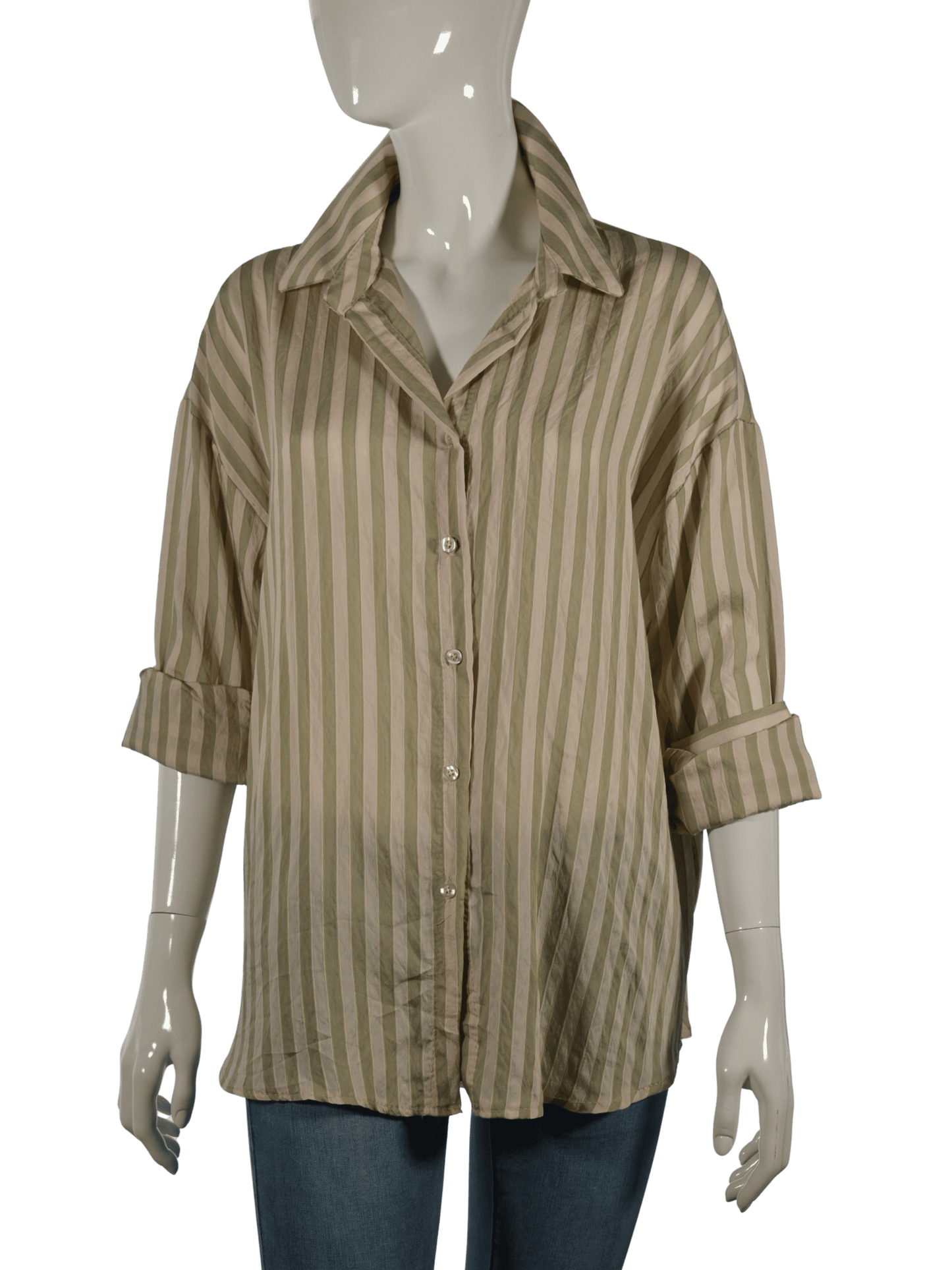 Camicia a righe large