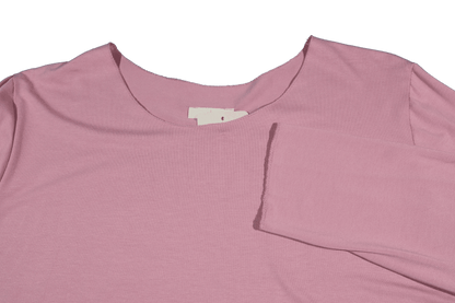 Maglia oversize manica lunga girocollo