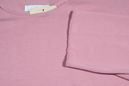 Maglia oversize manica lunga girocollo
