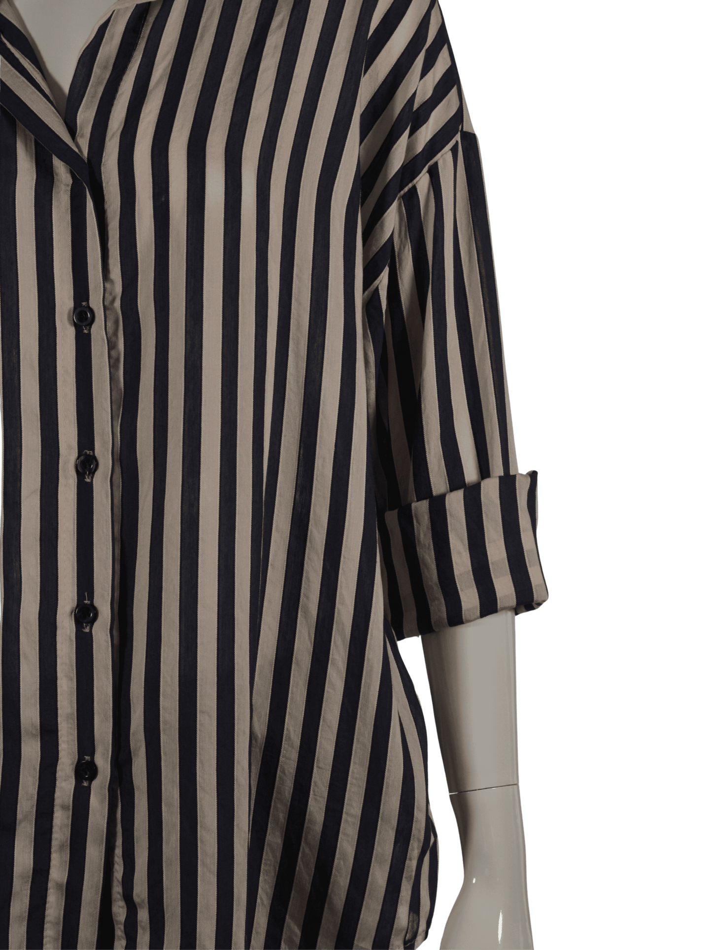 Camicia a righe large