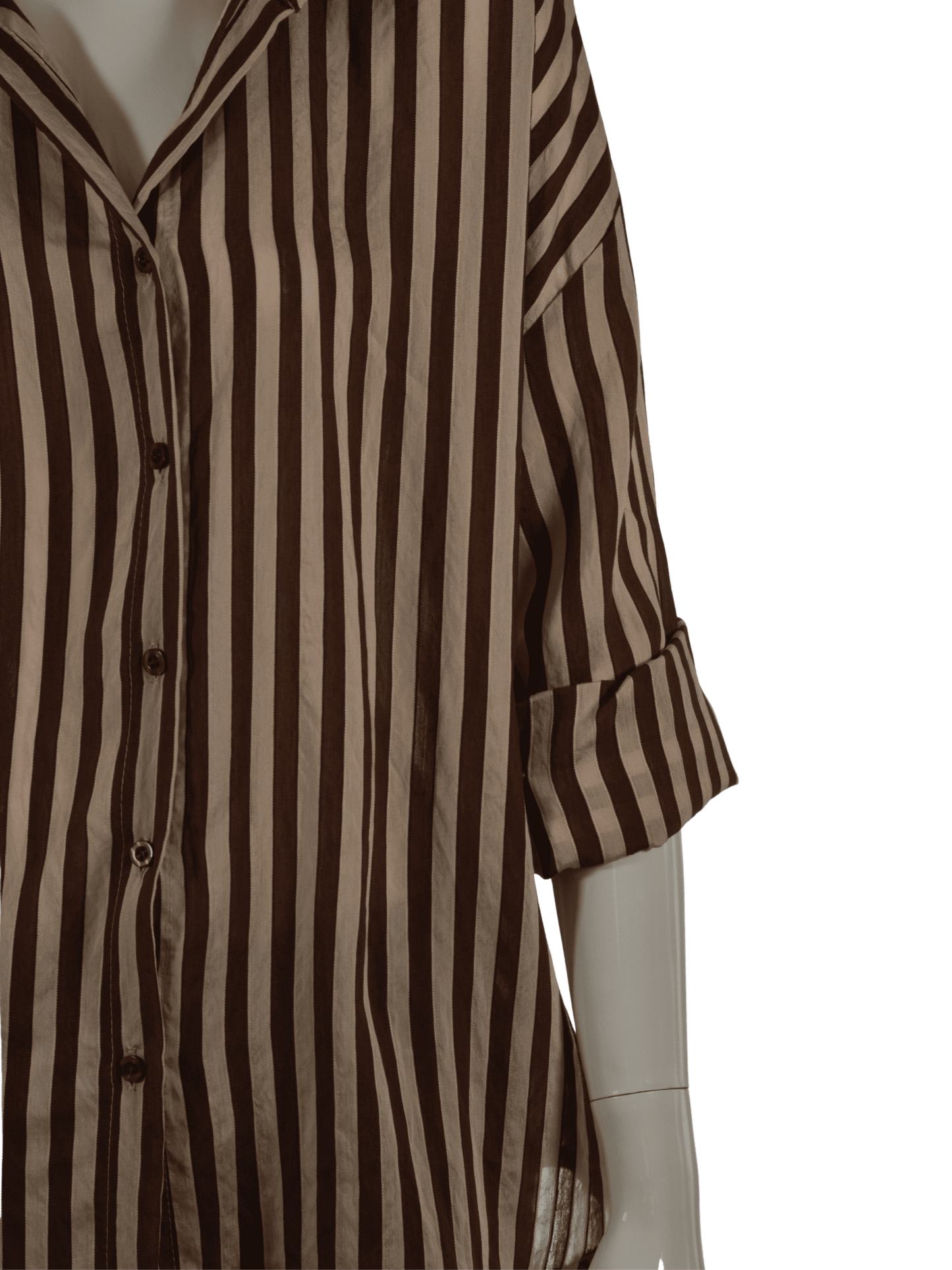 Camicia a righe large