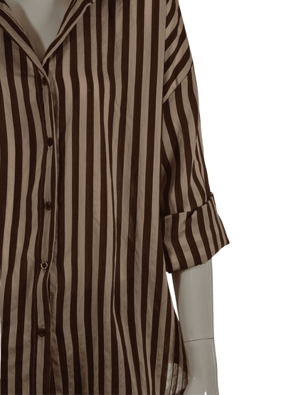 Camicia a righe large