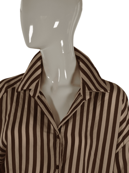 Camicia a righe large