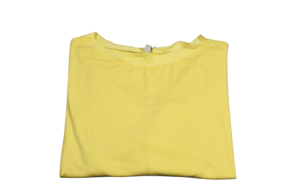 T-shirt barchetta maniche 3/4 con dettagli in raso