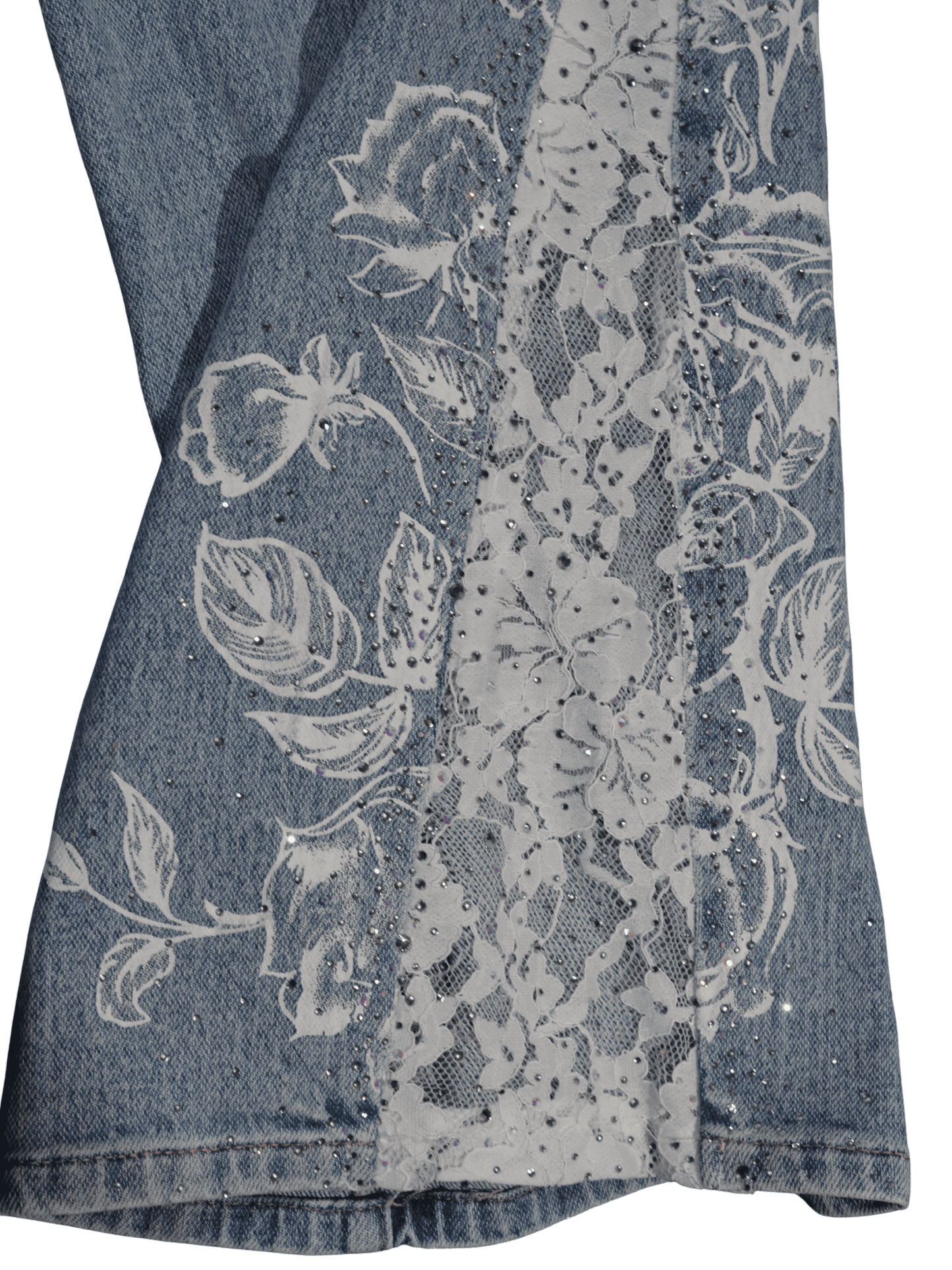 Jeans con pizzo