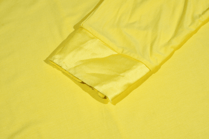 T-shirt barchetta maniche 3/4 con dettagli in raso