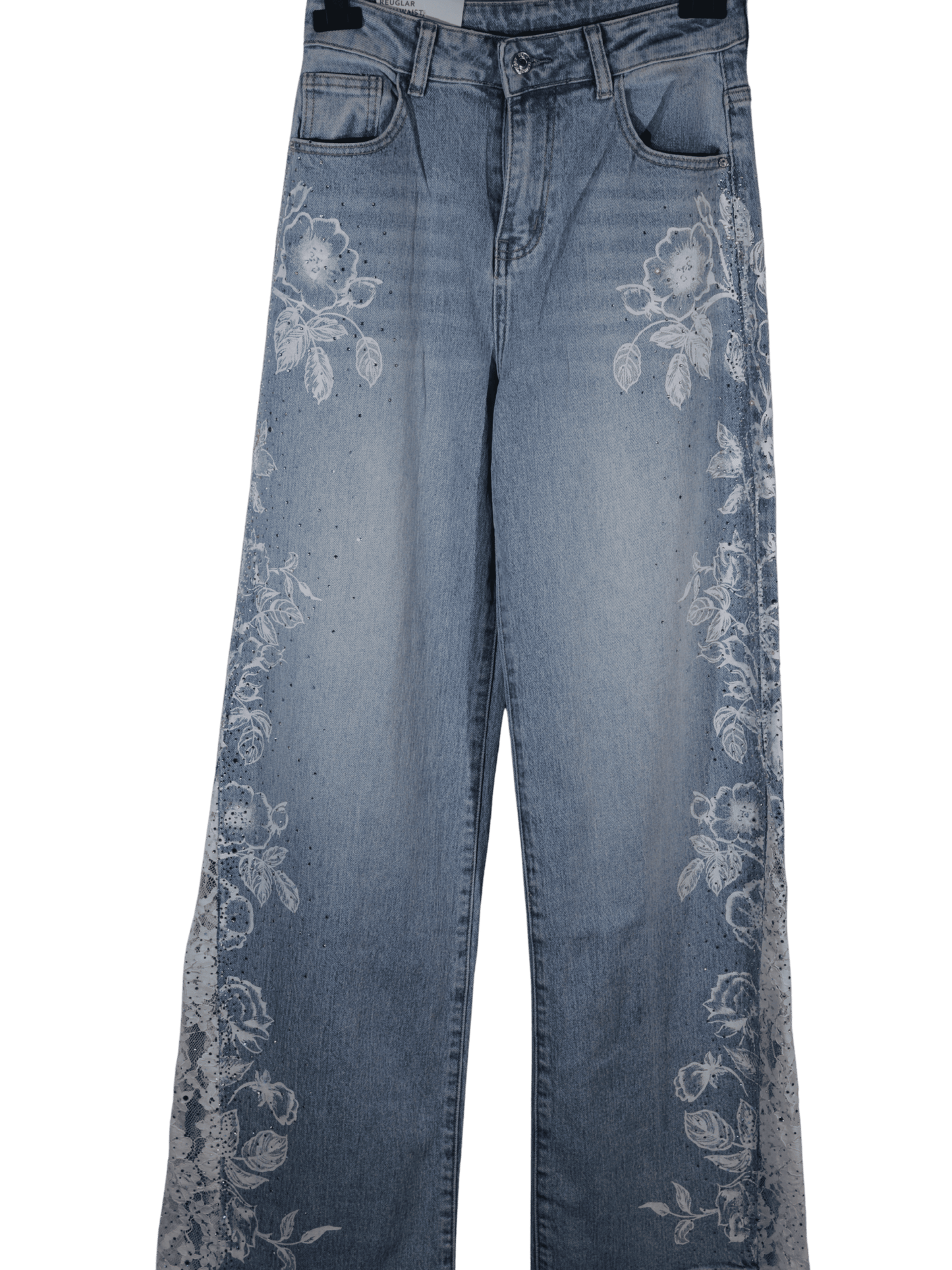 Jeans con pizzo