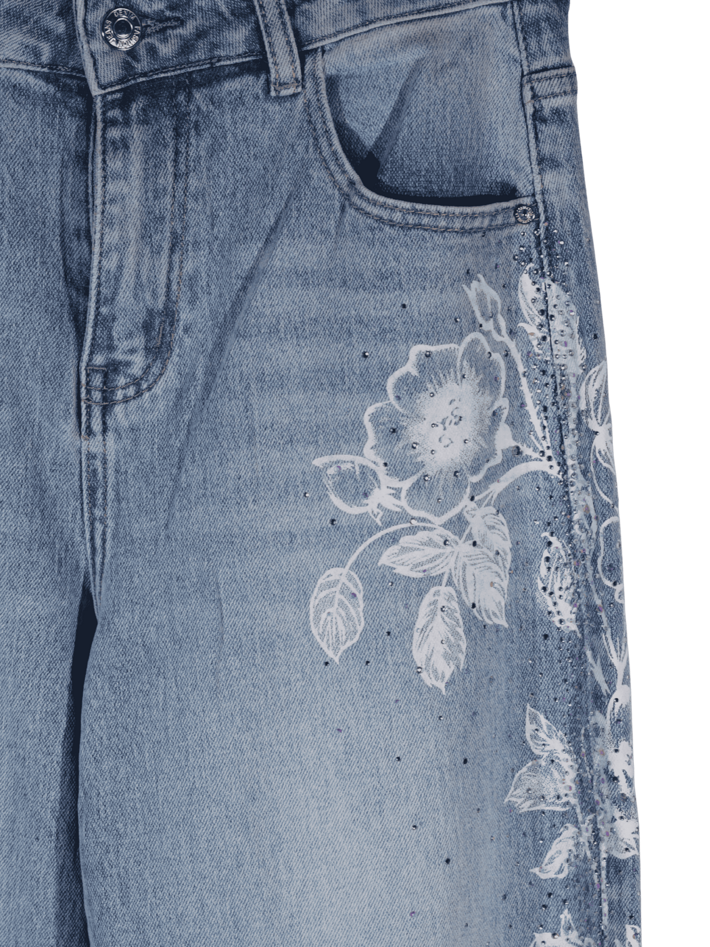 Jeans con pizzo