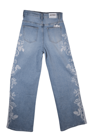 Jeans con pizzo
