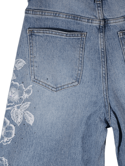 Jeans con pizzo